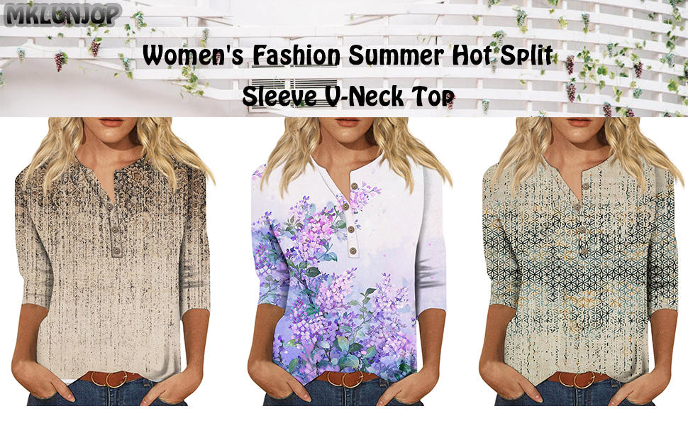 womens 3/4 sleeve tops and blouses three quarter sleeve tops woman women''s 3/4 sleeve tops