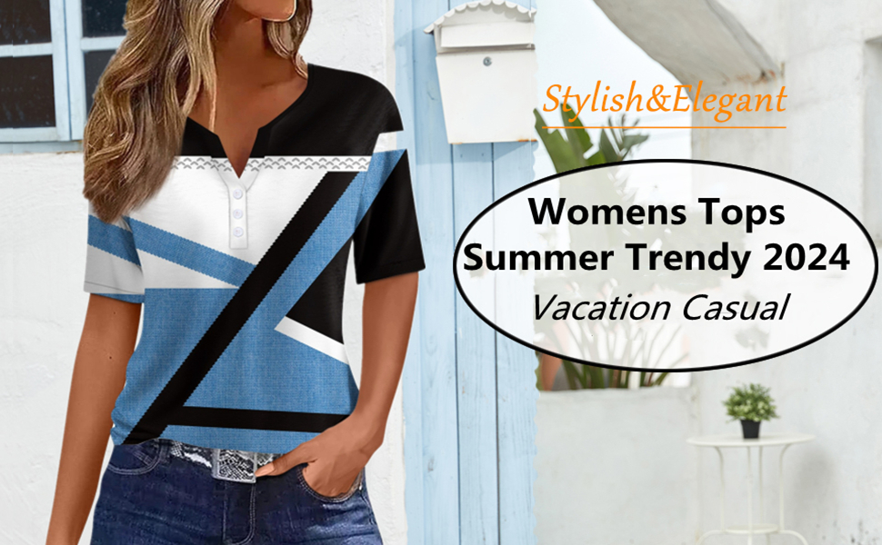 summer tops for women 2024