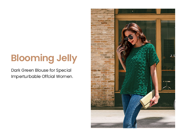 Green tops for women