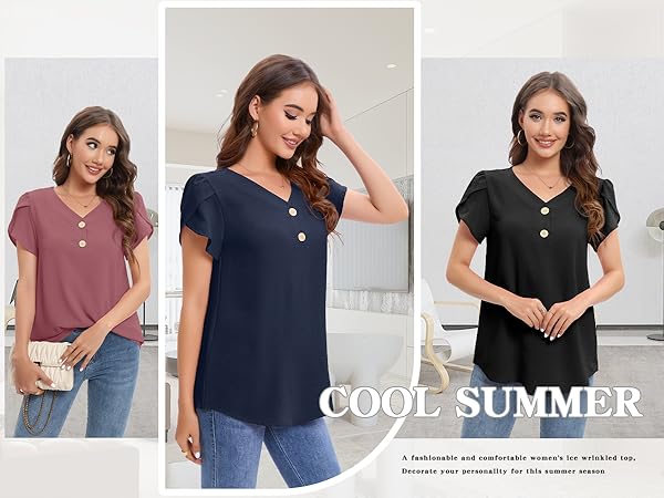 short sleeve shirts for women