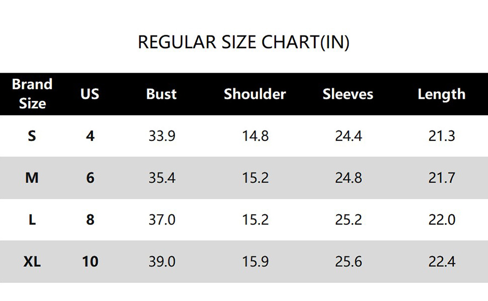 tp0184-size chart