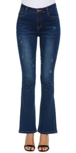 AvaCostume Women''s High Rise Stretch Bootcut Jeans