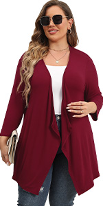 plus size cardigan