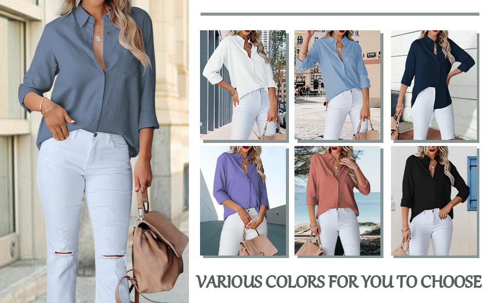 womens button down shirts