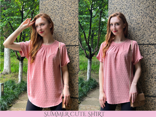 pink blouses for women