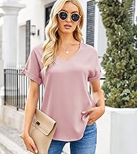 light pink blouse