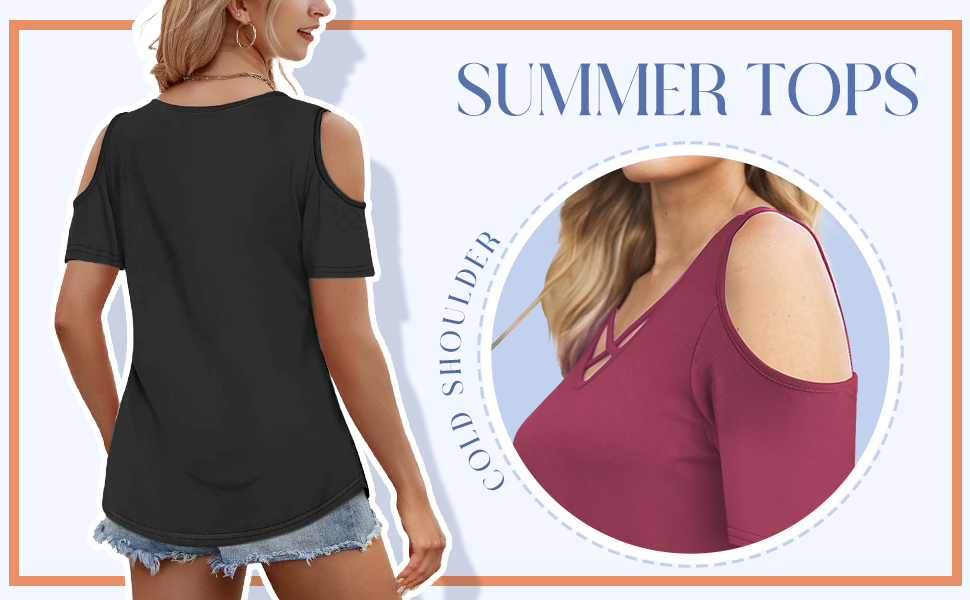 Cold Shoulder Tunic for Women