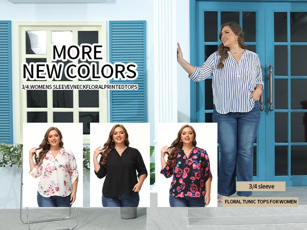 PLUS SIZE BLOUSES