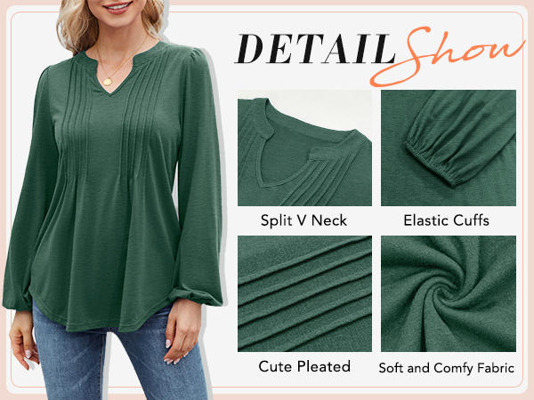 shirts for women dressy casual detail