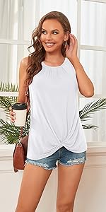 Loose Sleeveless Tank Tops