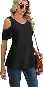 BLACK TOP FOR WOMEN