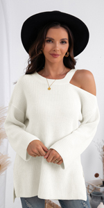 Cold Shoulder Sweater