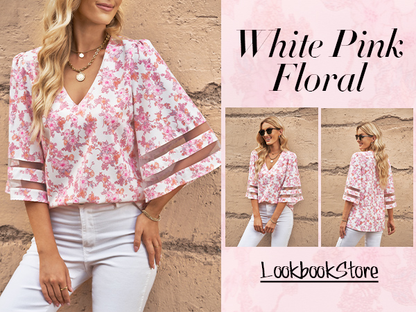 floral blouses for women