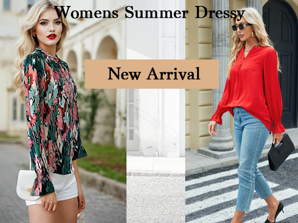 womens summer dressy tops