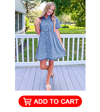 tiered denim dress DRBBAOGBB