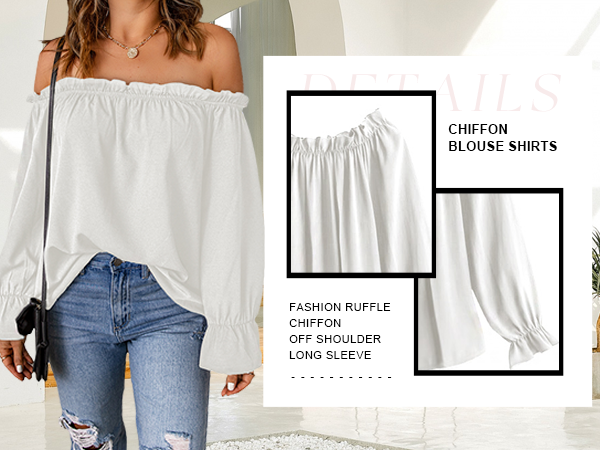 off shoulder shirts for women