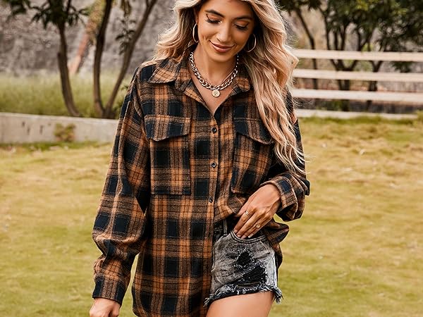 Flannel Plaid Shirt