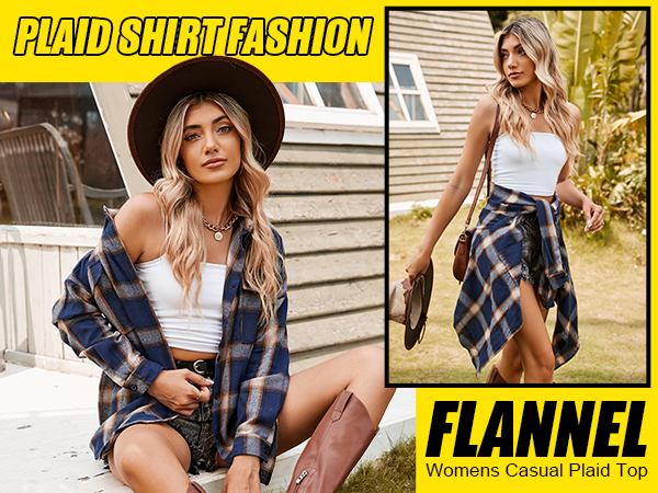 Flannel Shirts for Women