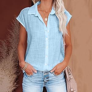 linen shirts women