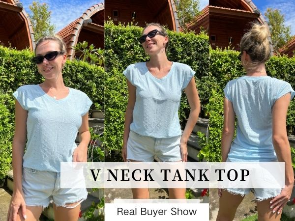 V NECK TOP