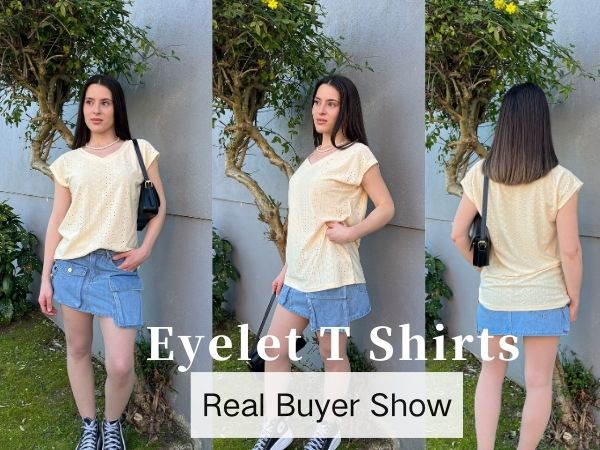 Eyelet tank tops