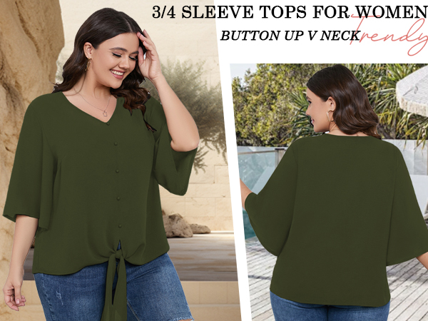 plus size blouse